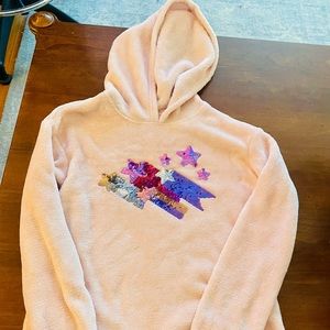 3 gently used Girls sweaters Size 10/12 Large Bundle